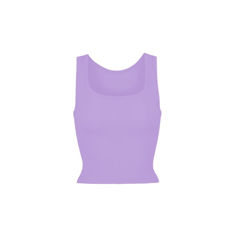 Ribbed Tank - Lilac
